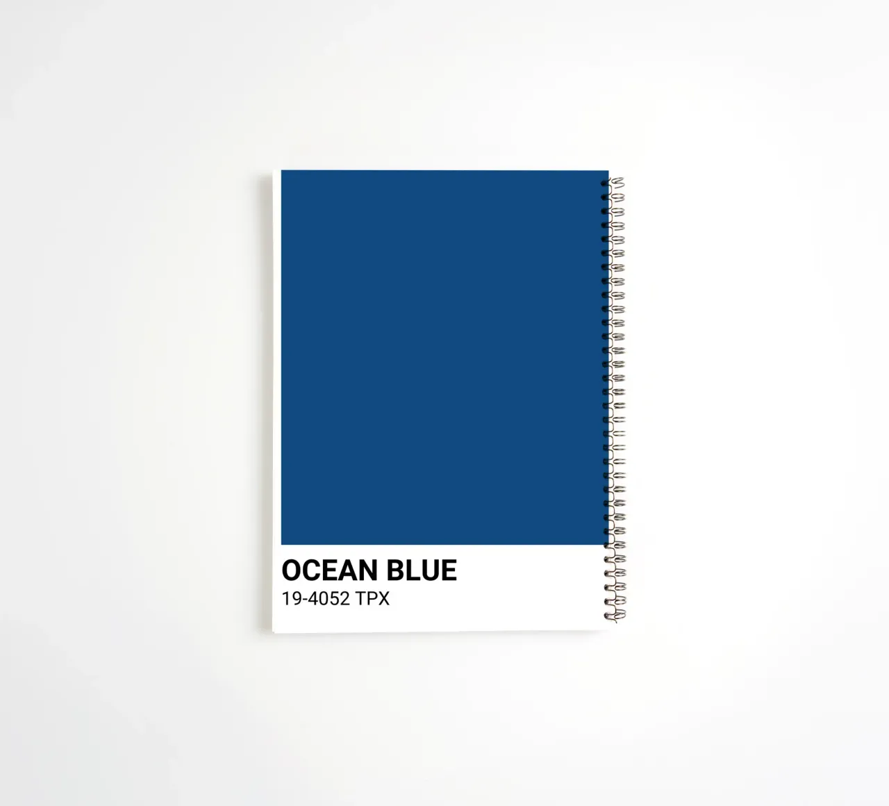 Blu oceano classico - Stampa estetica dei colori Pantone diario ad anelli da NorwesClub
