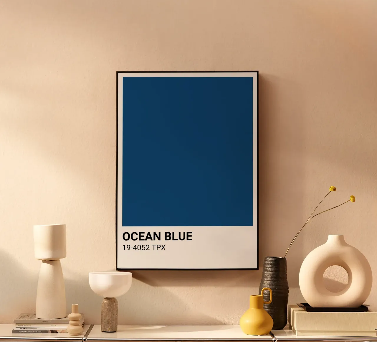 Blu oceano classico - Stampa estetica dei colori Pantone alluminio dibond da NorwesClub