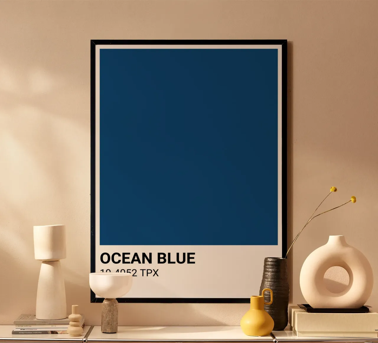 Blu oceano classico - Stampa estetica dei colori Pantone poster da NorwesClub