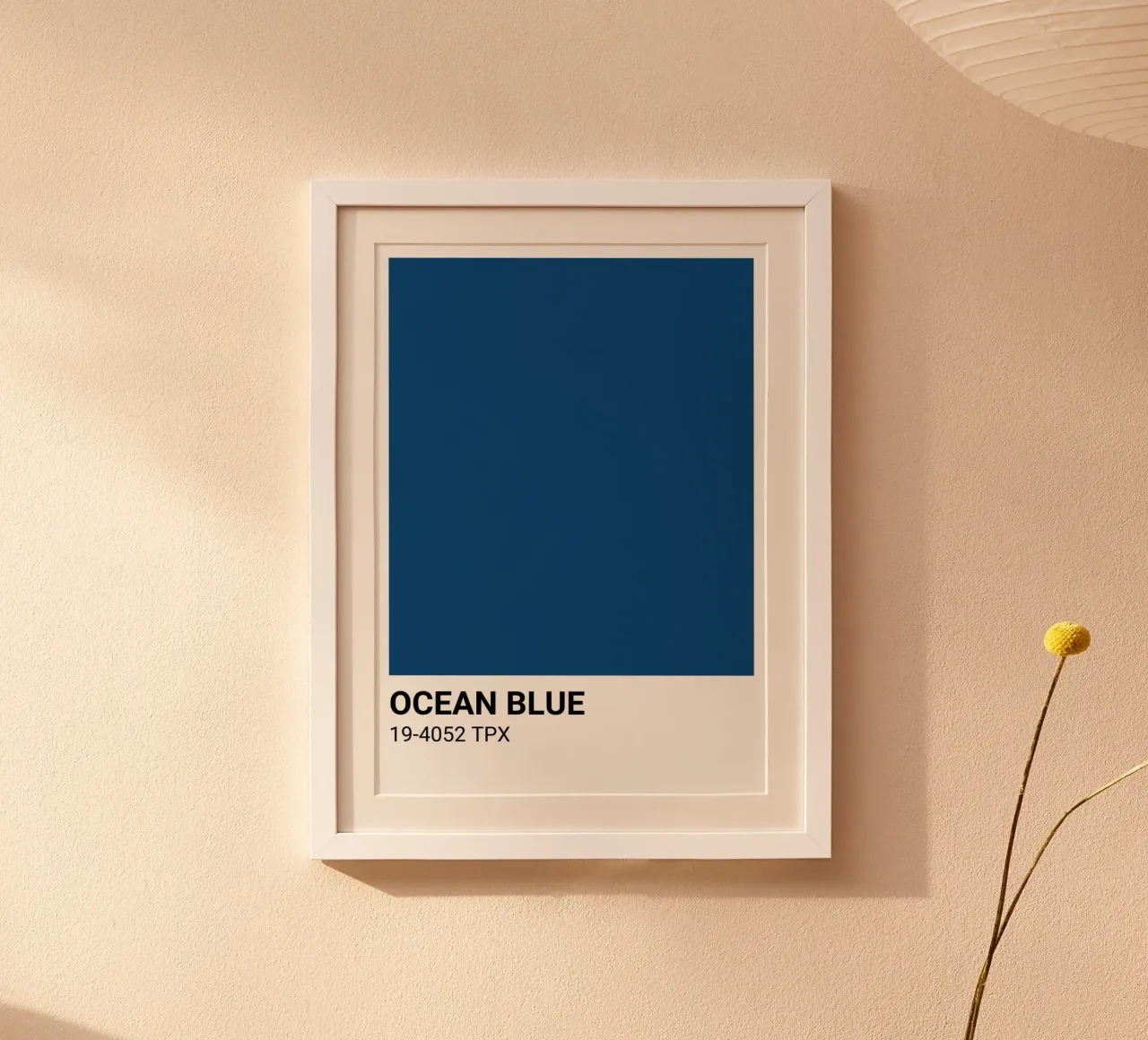 Blu oceano classico - Stampa estetica dei colori Pantone poster da NorwesClub
