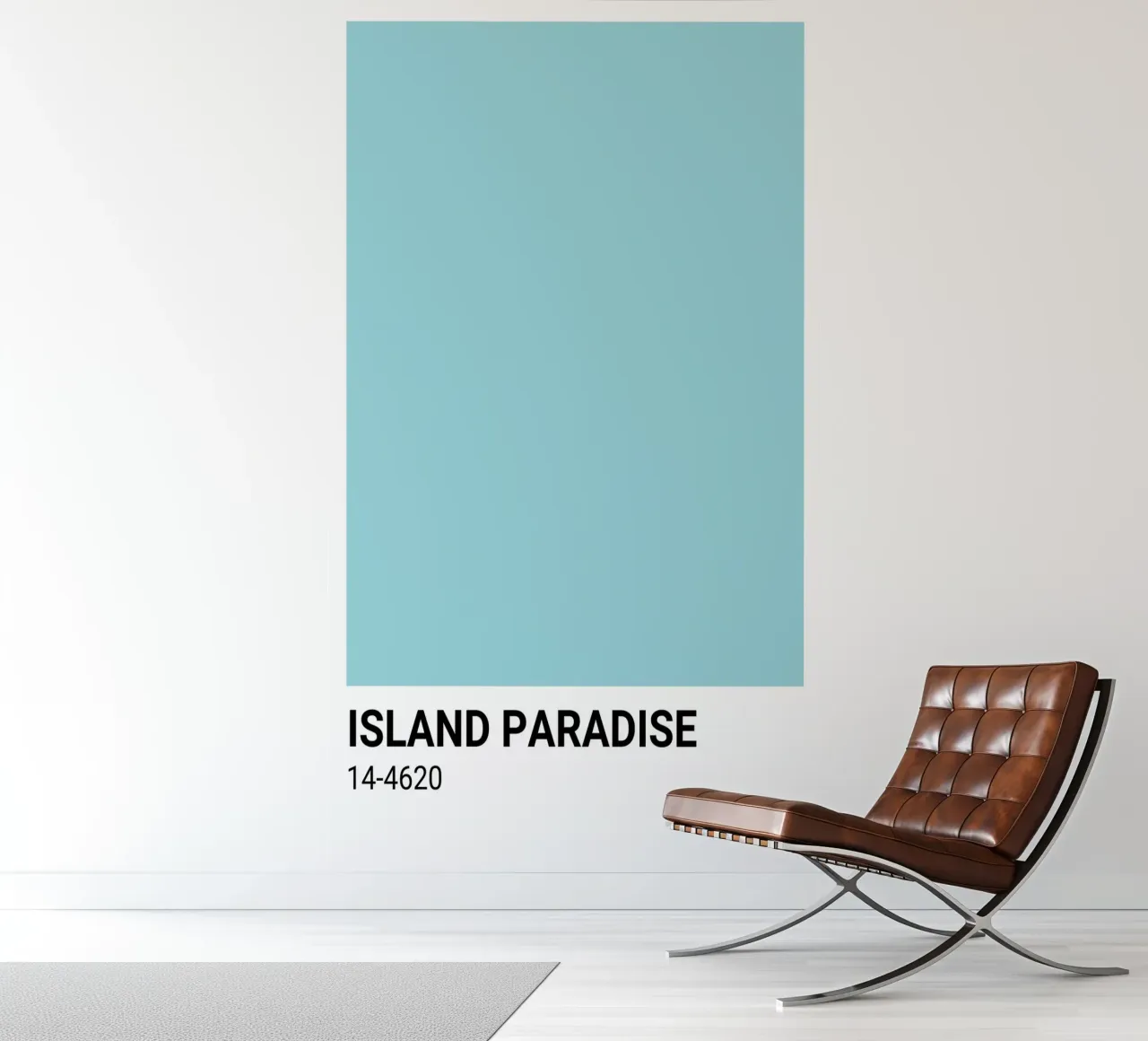 Island Paradise - Pantone Color Aesthetic Print photo wallpaper by NorwesClub