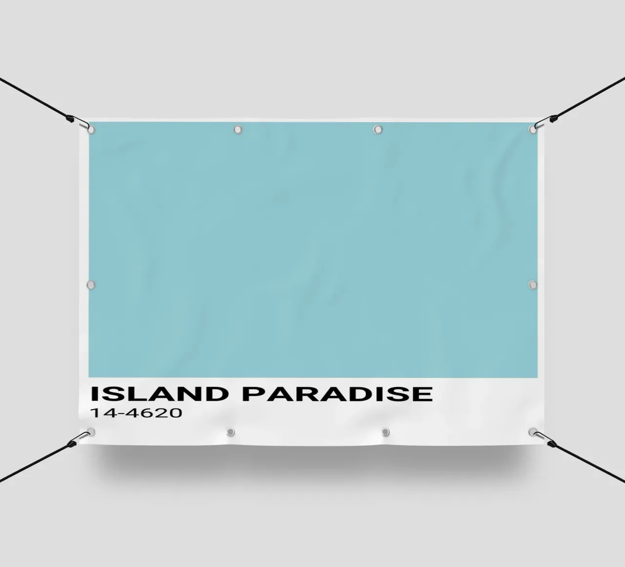 Island Paradise - Pantone Color Aesthetic Print pvc cover by NorwesClub