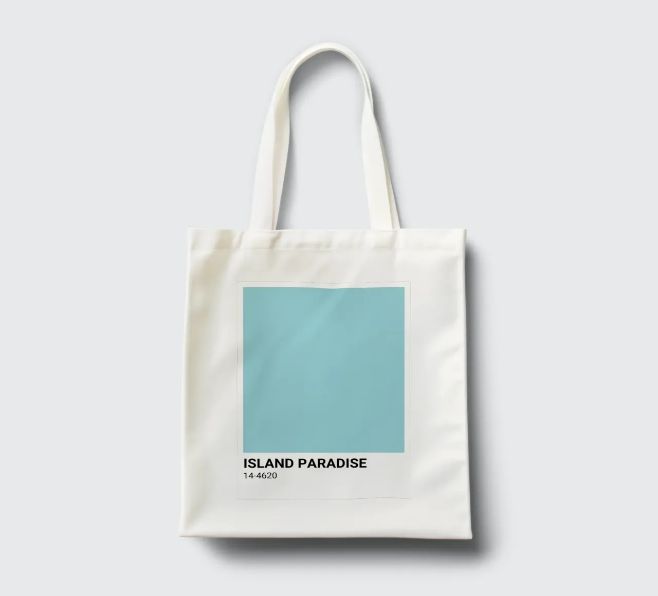 Island Paradise - Impression Pantone Color Aesthetic tote bag de NorwesClub