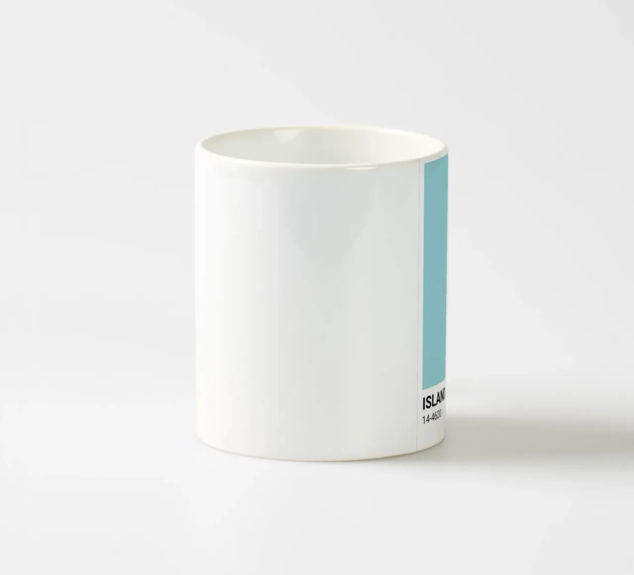 Island Paradise - Stampa estetica dei colori Pantone tazza in ceramica da NorwesClub