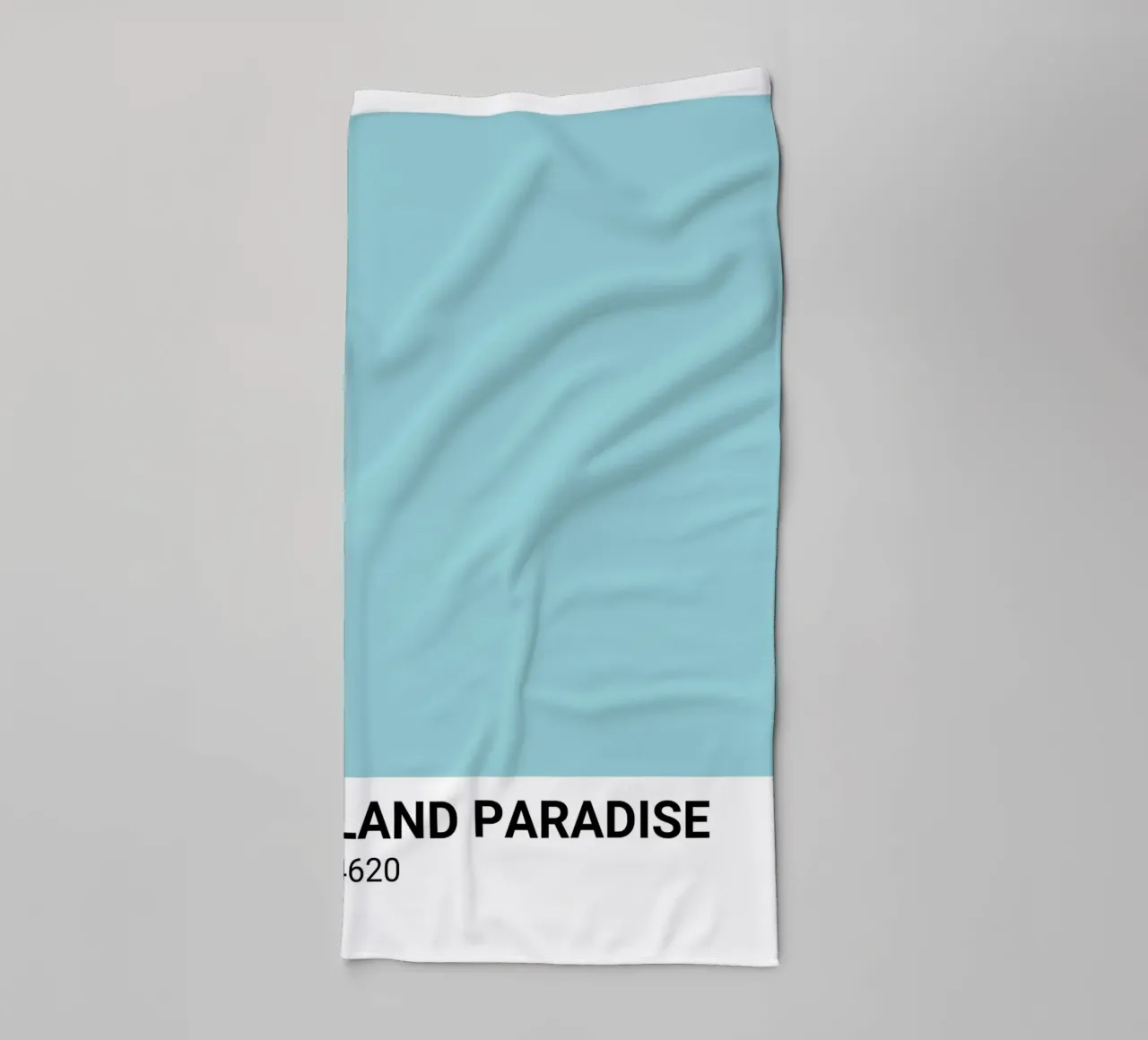 Island Paradise - Pantone Color Aesthetic Print towel by NorwesClub