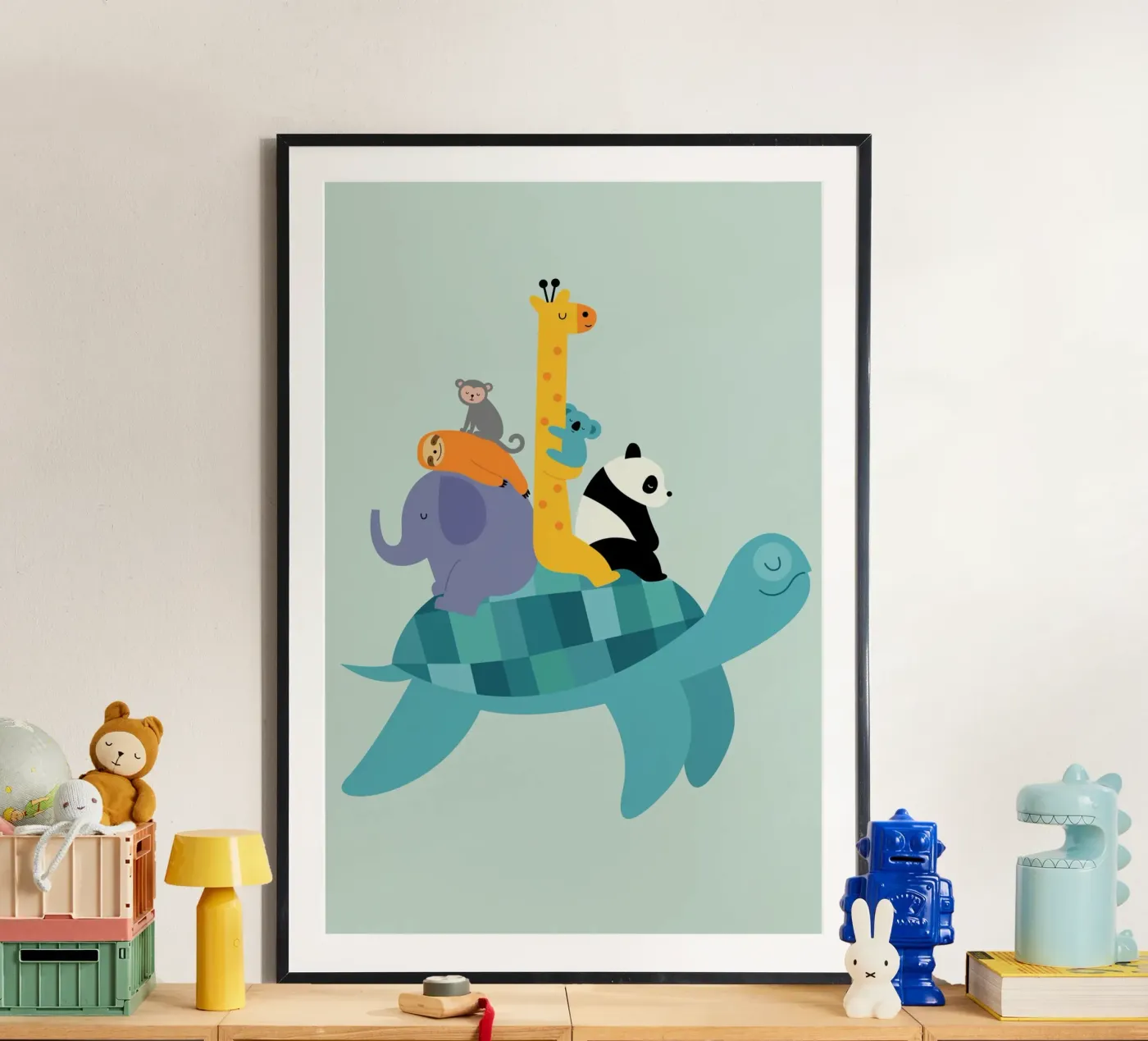 Travel Together poster van Andy Westface