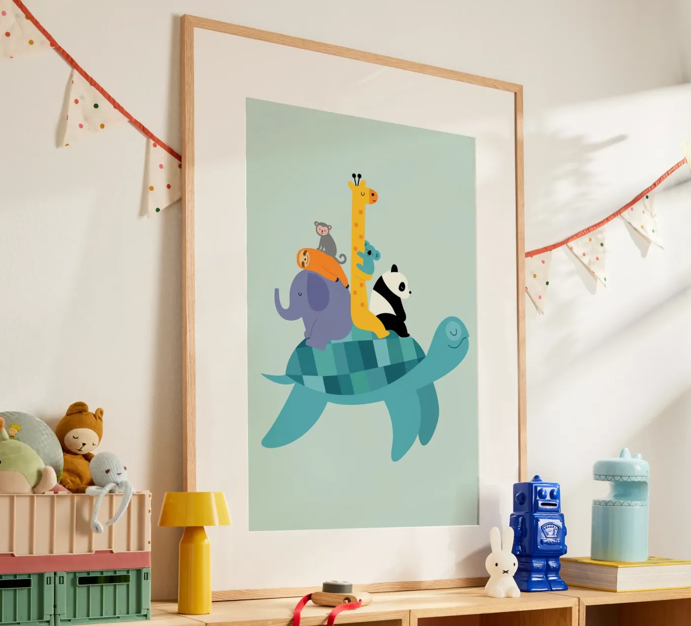 Travel Together poster van Andy Westface