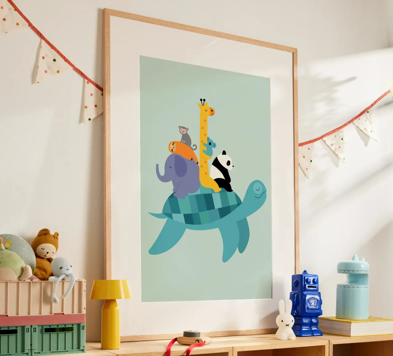 Gemeinsam reisen Poster von Andy Westface