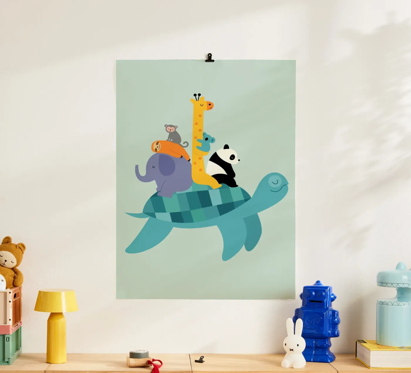 Travel Together poster van Andy Westface