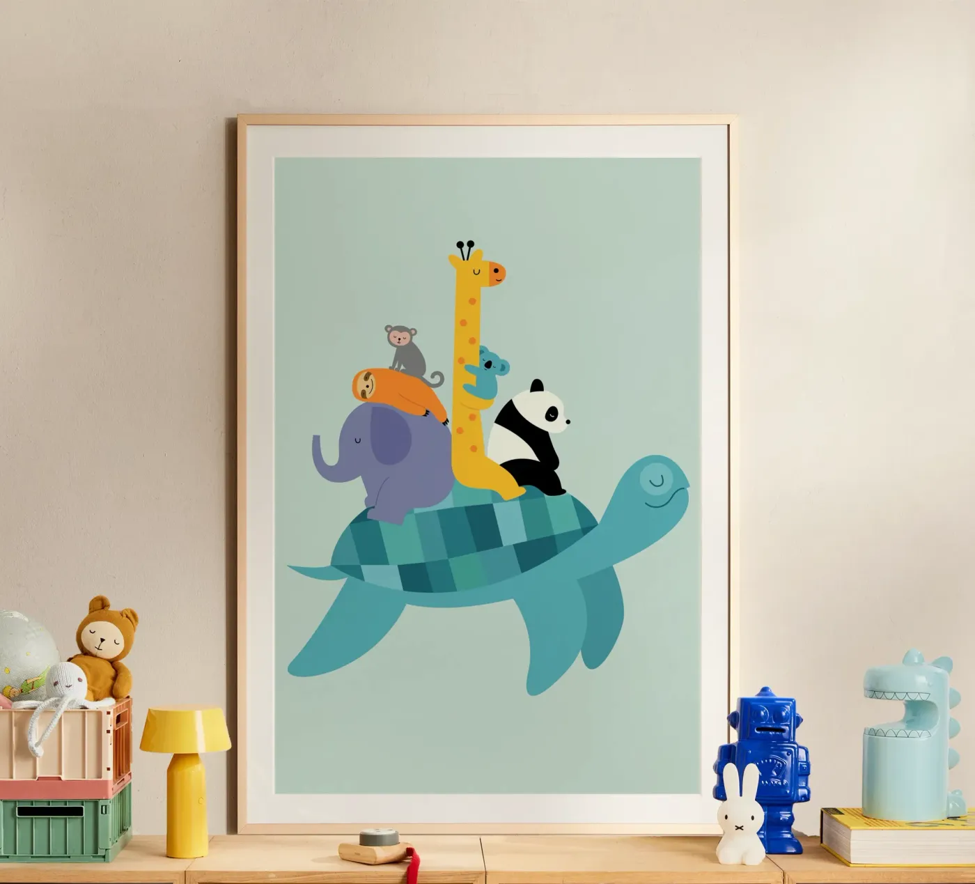 Travel Together poster van Andy Westface