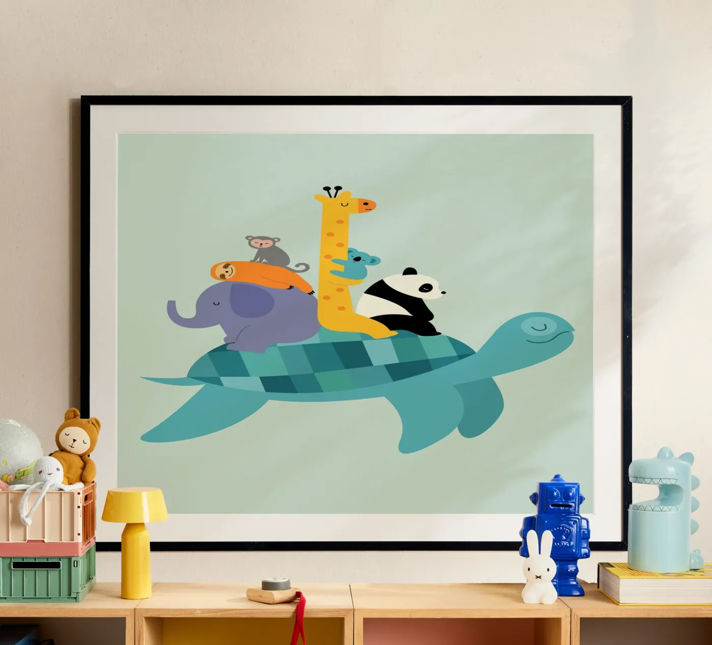 Travel Together poster van Andy Westface
