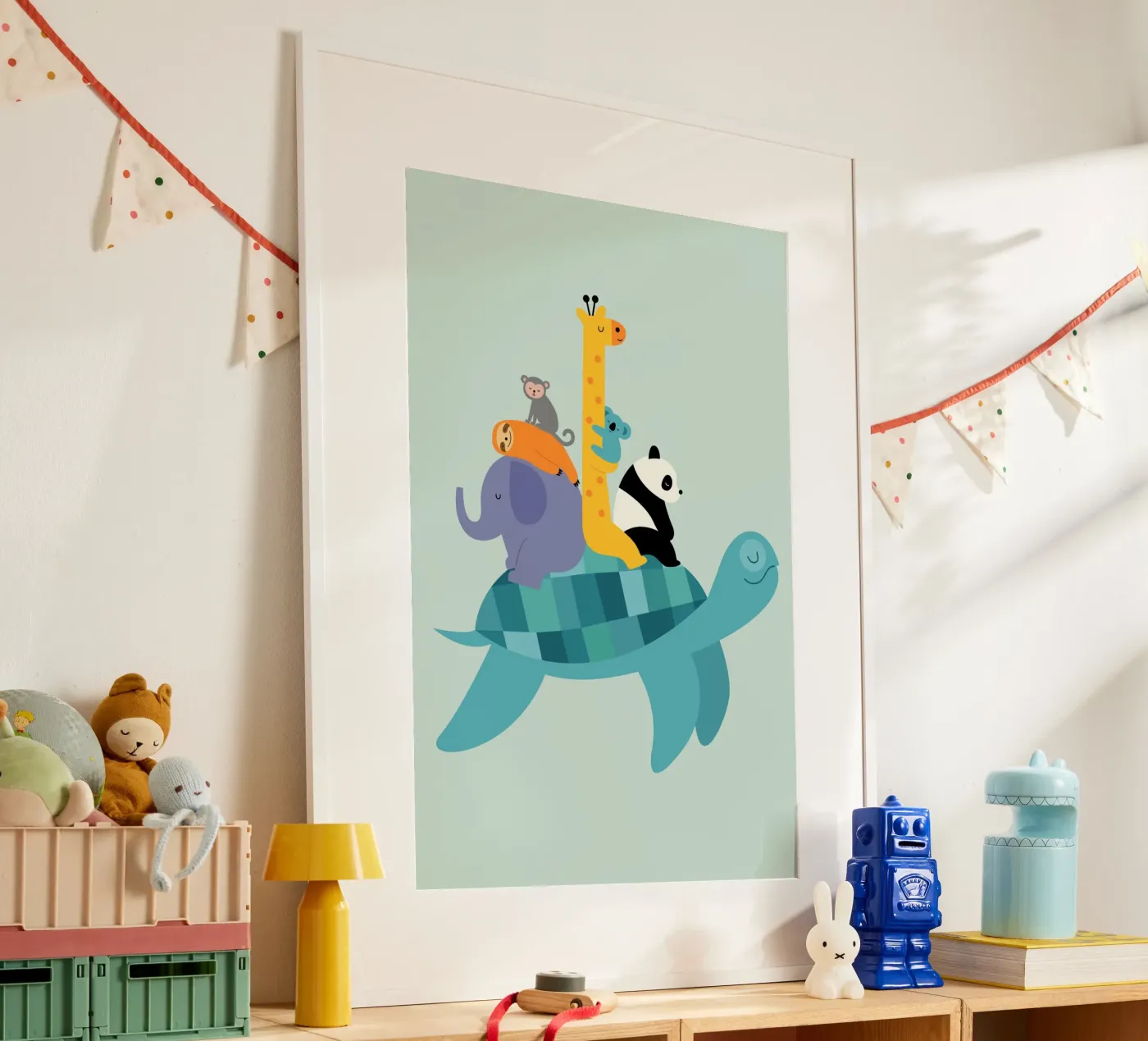 Travel Together poster van Andy Westface