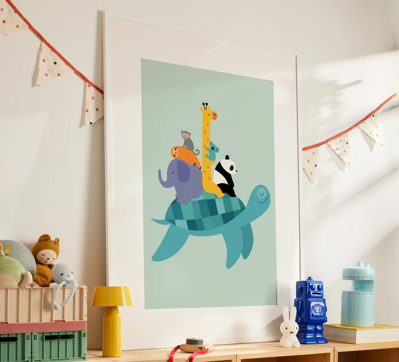 Gemeinsam reisen Poster von Andy Westface