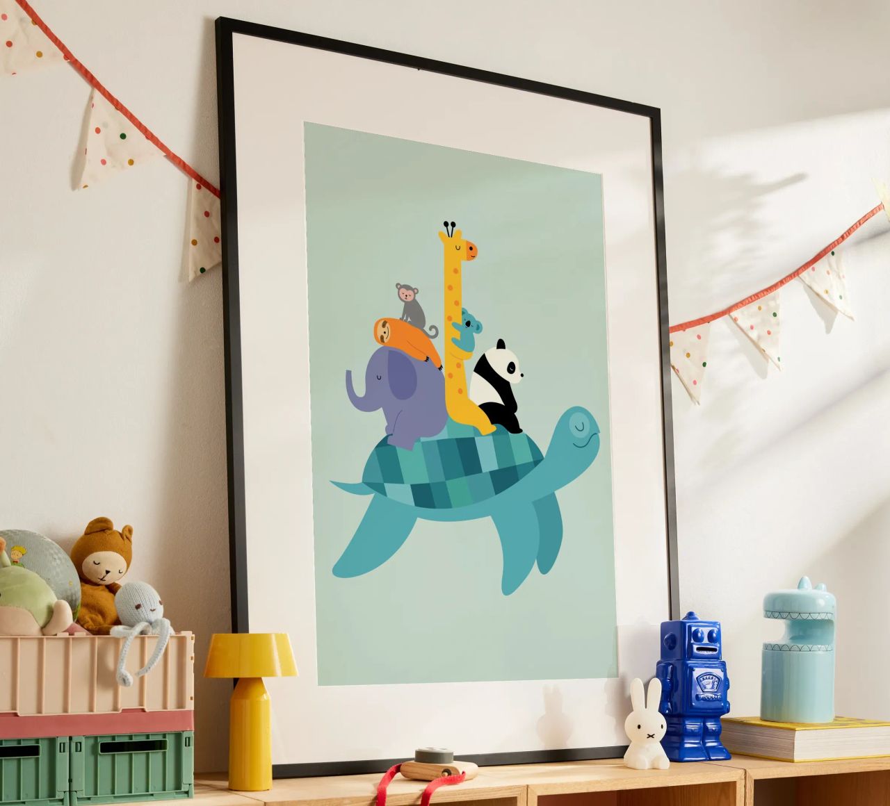 Gemeinsam reisen Poster von Andy Westface