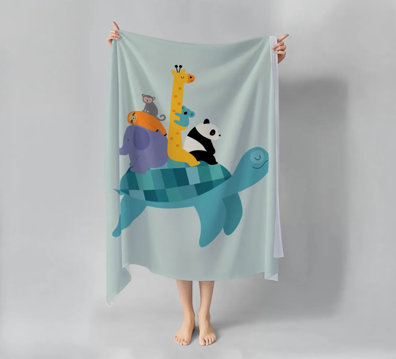 Travel Together beach towel by Andy Westface