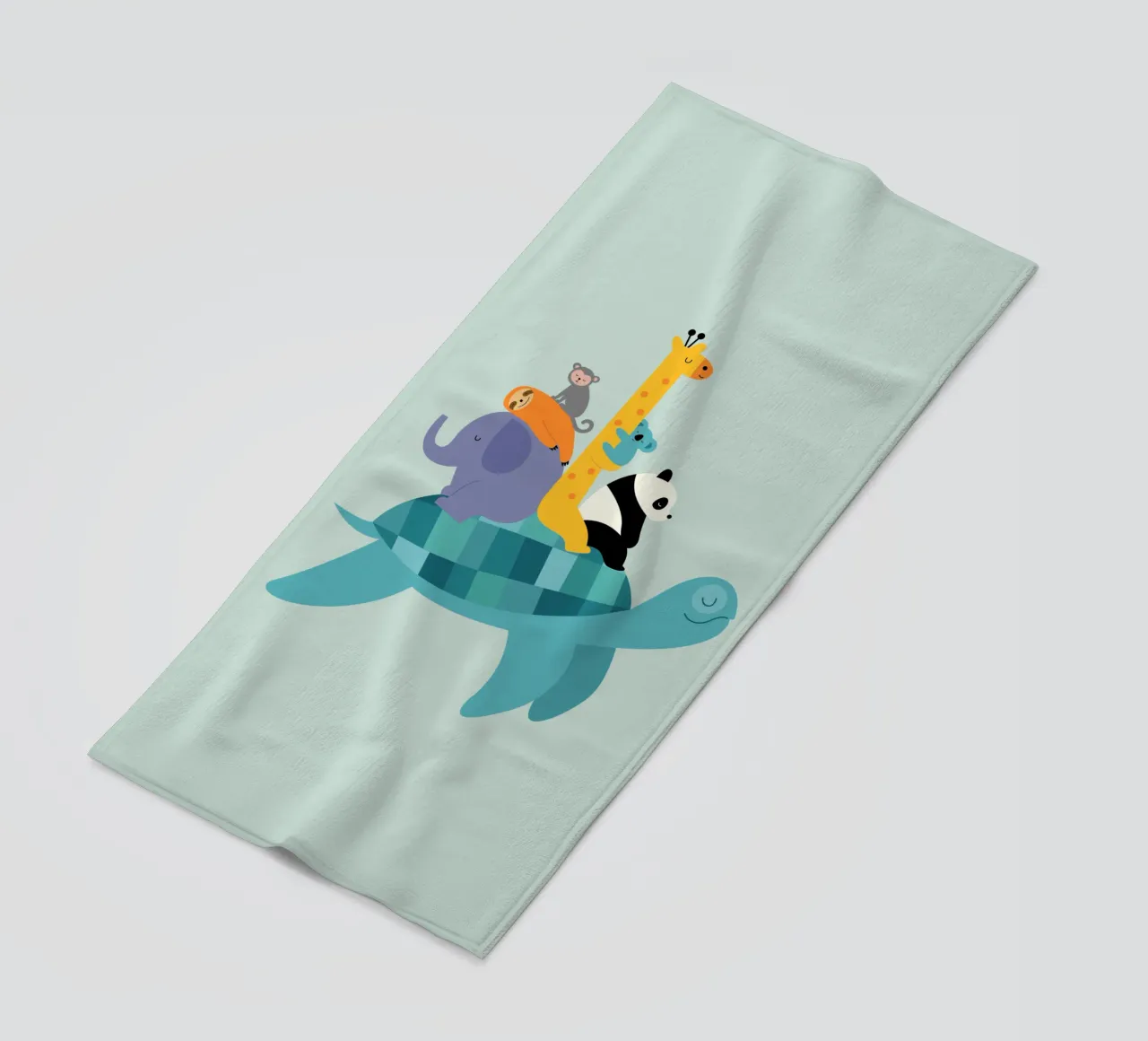 Travel Together beach towel by Andy Westface