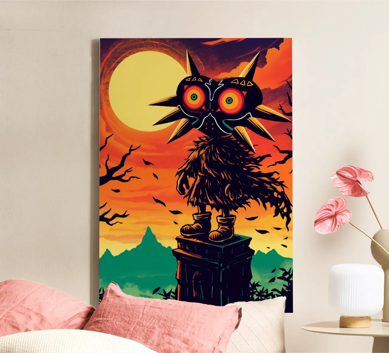 Legend of Zelda canvas met Baklijst van Fleur de Lys
