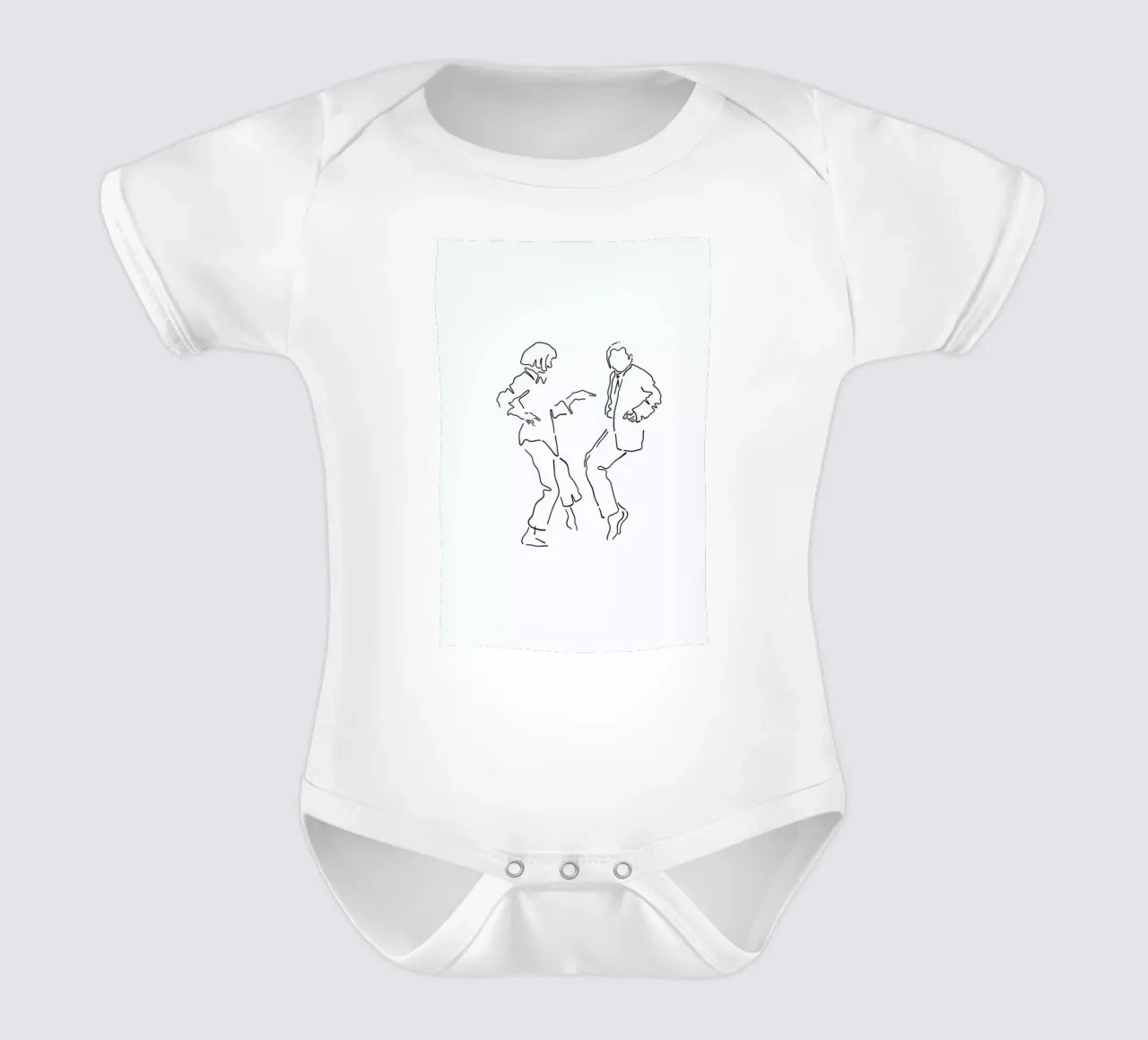 I Want To Dance body neonato maniche corte da Ninhol