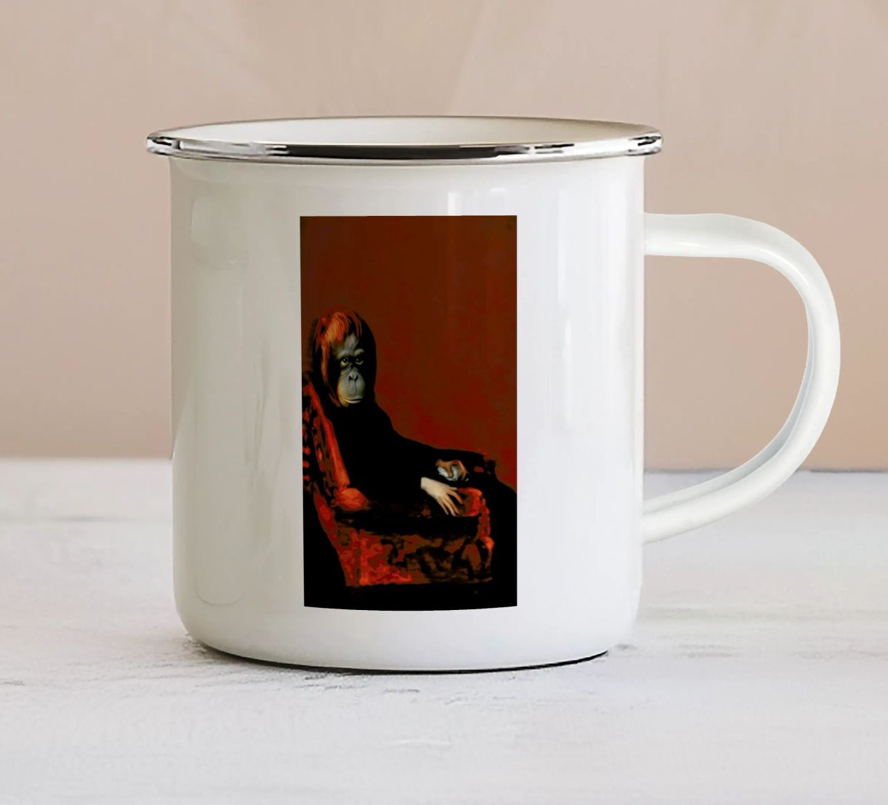 Fea tazza in smalto da Tein Lucasson