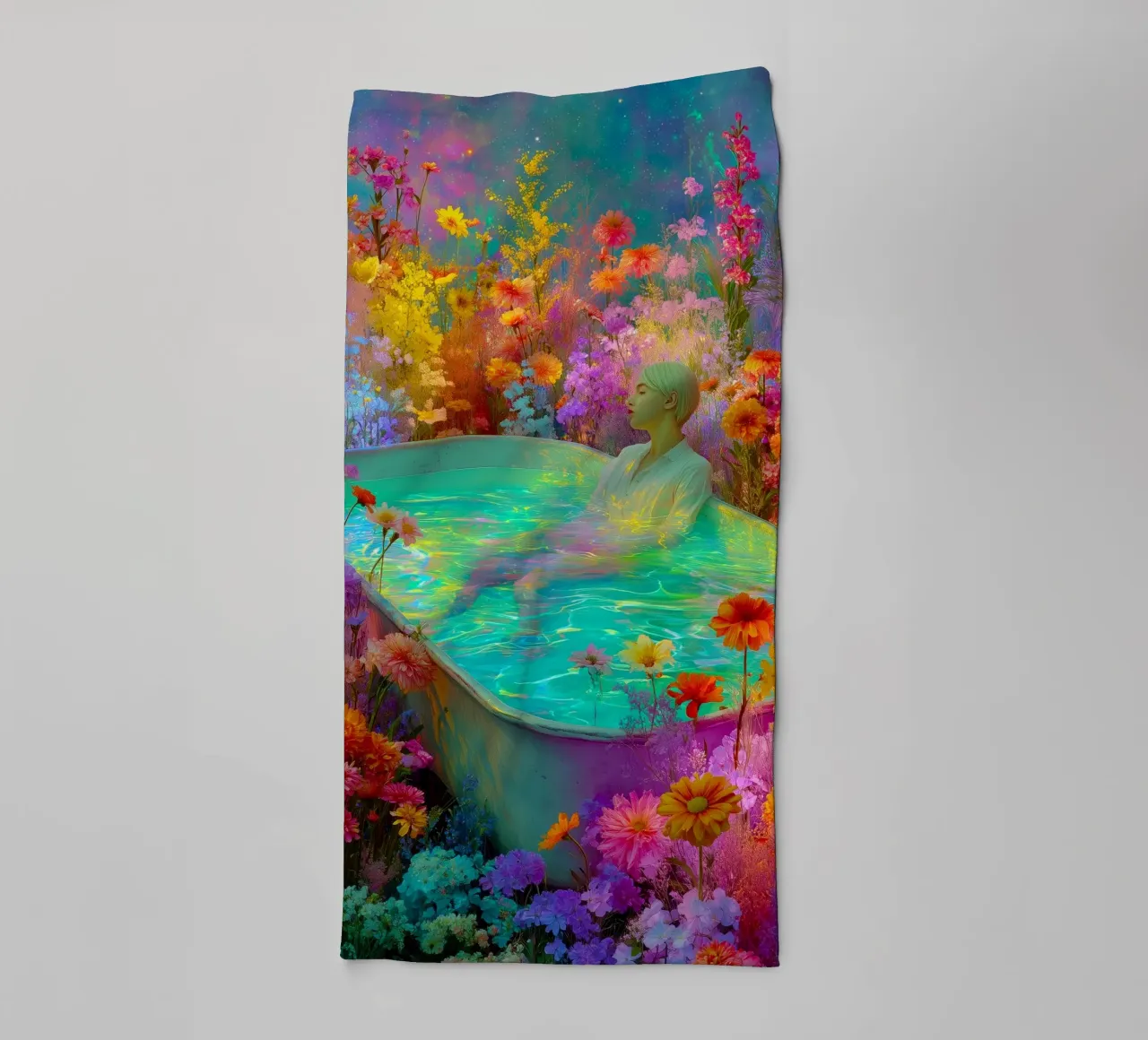 Summer bath towel by Justyna Jaszke JBJart