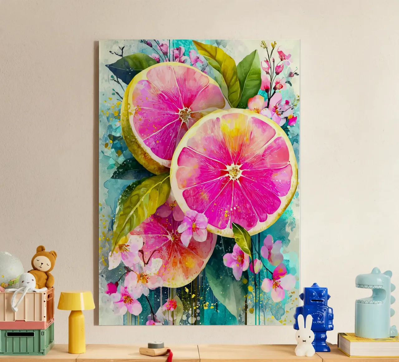 Frutti rosa plexiglass da Justyna Jaszke JBJart