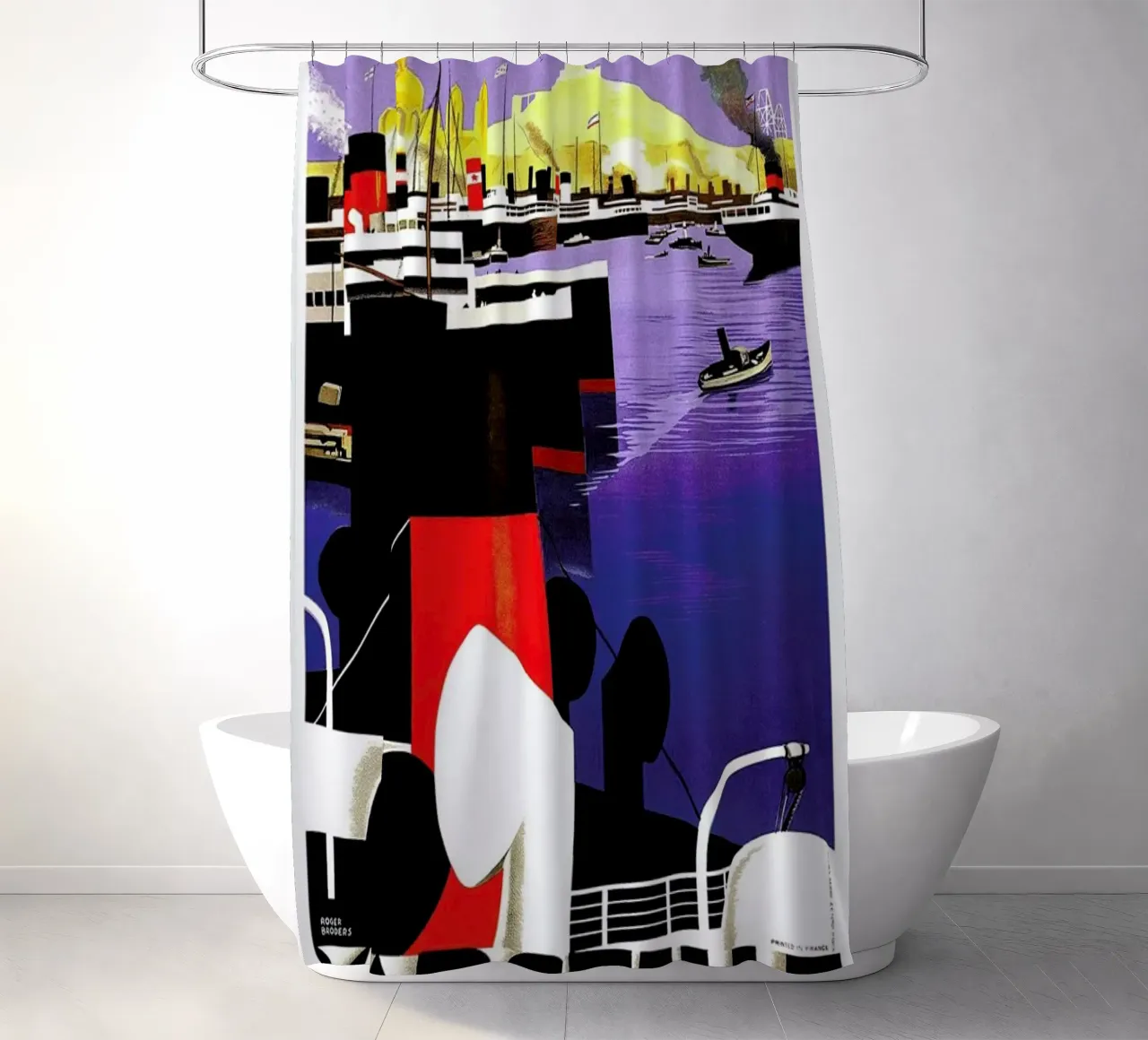 france2 shower curtain by Robert Livingston