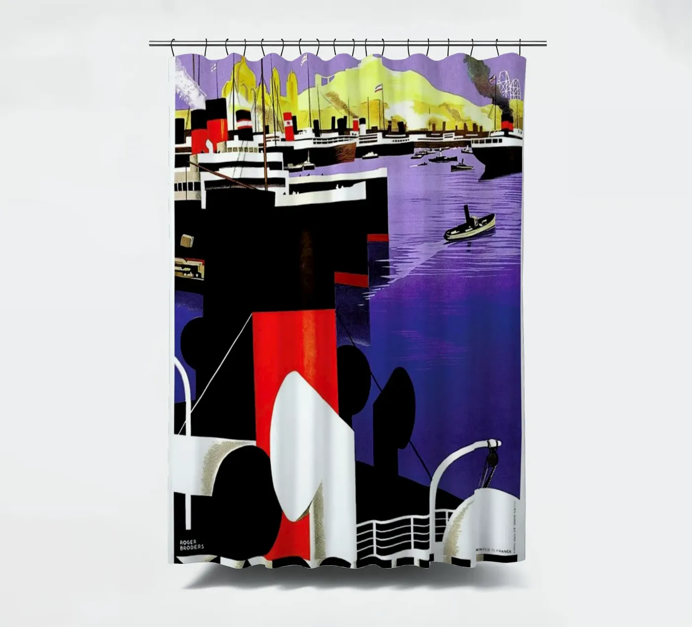 france2 Duschvorhang von Robert Livingston