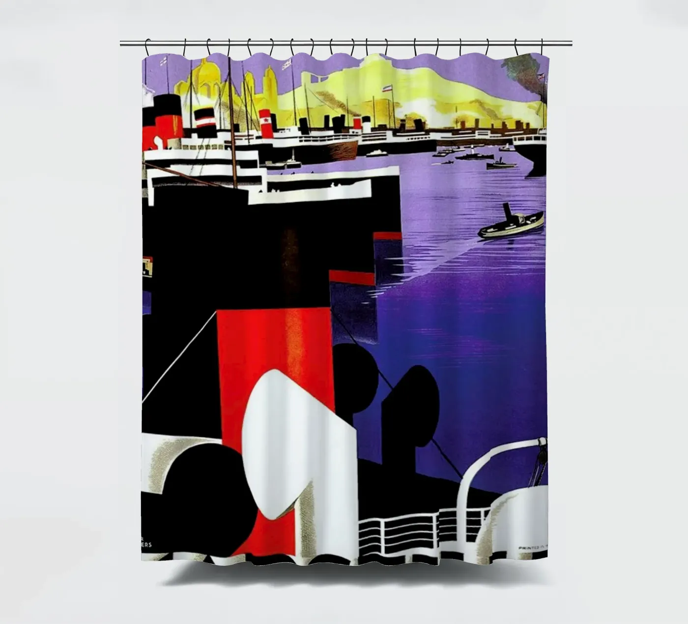 france2 Duschvorhang von Robert Livingston