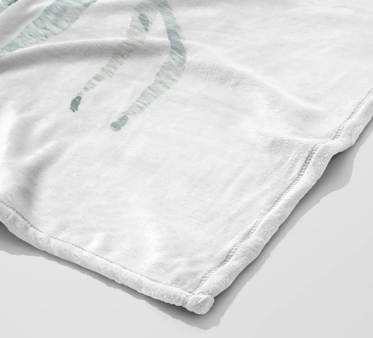 Grey Blue Jellyfish - Ethereal Watercolor Marine Art fleece blanket by NorwesClub