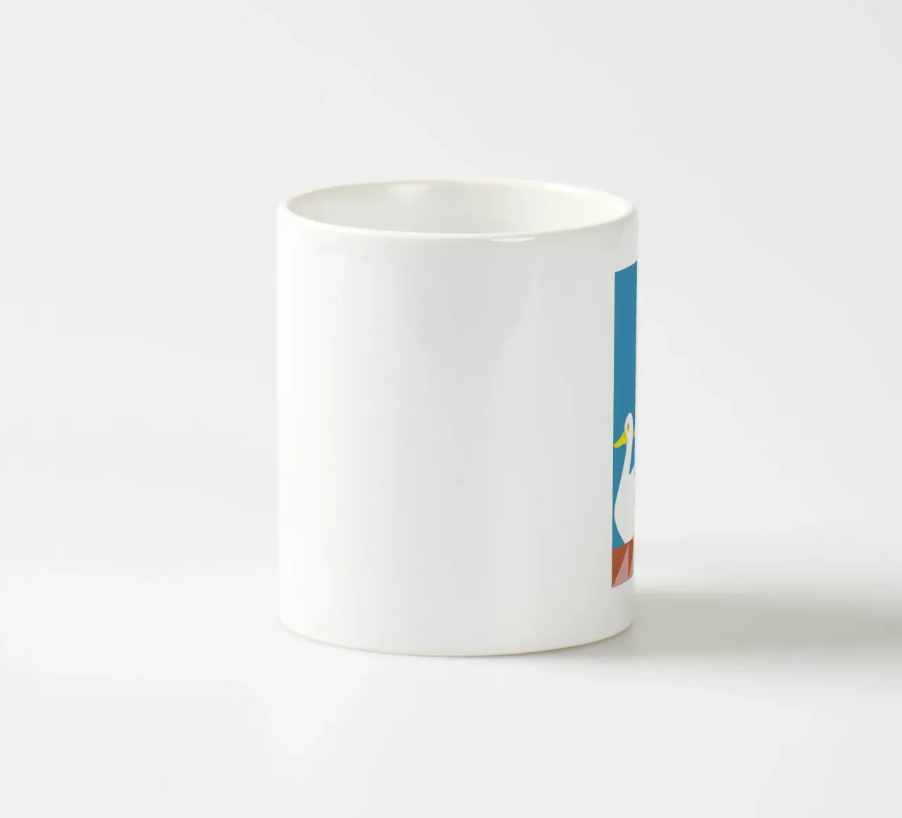 Swimming Duck ceramic mug by LOOK DIFFERENT