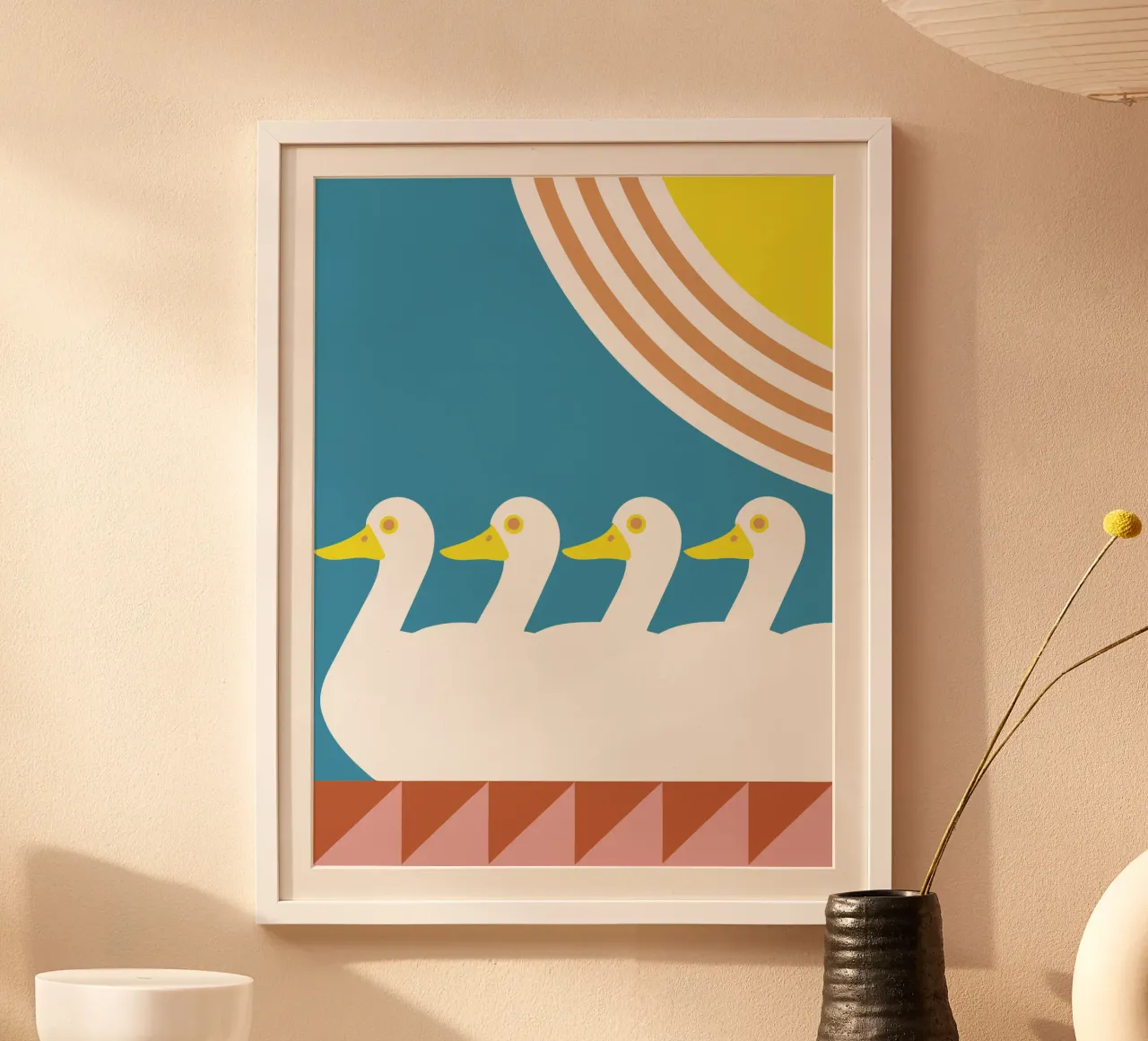 Swimming Duck hahnemühle by LOOK DIFFERENT