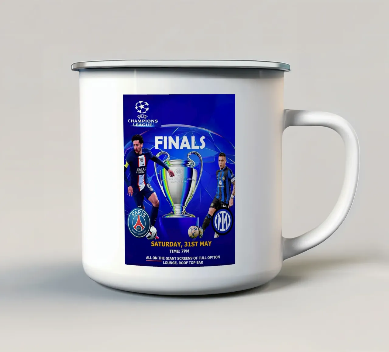 Finale di palla tazza in smalto da matilda Shop