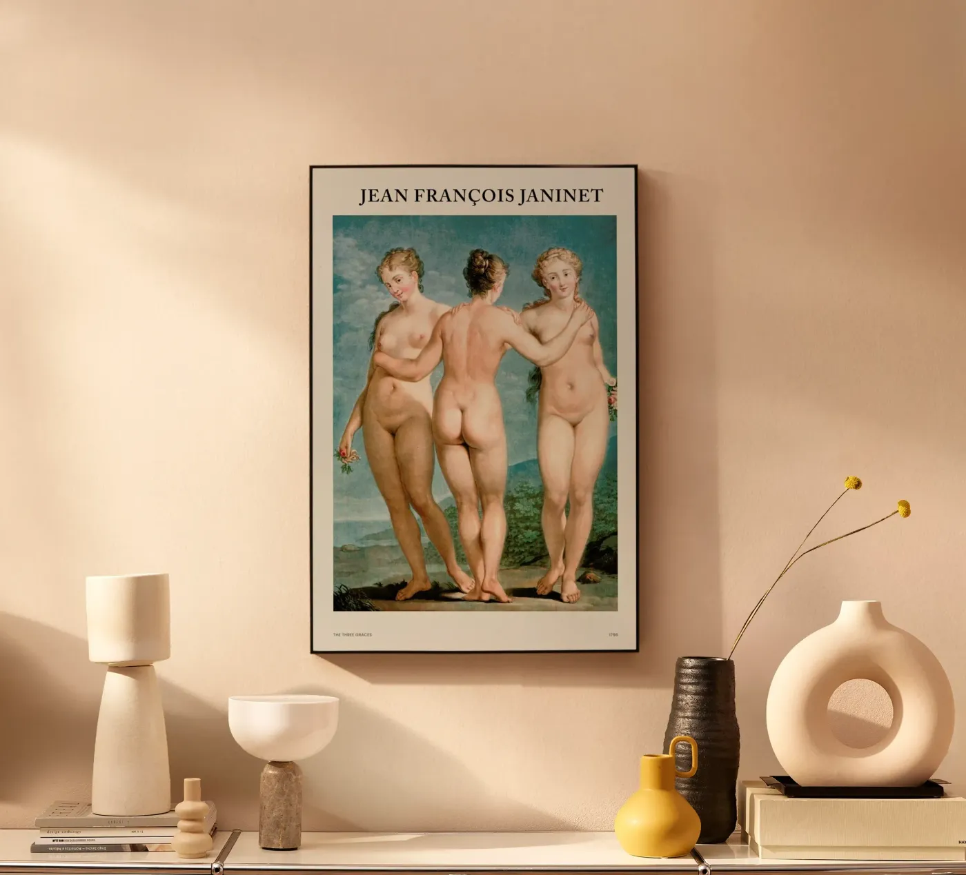 Janinet - The Three Graces Acryl-Glas von Vintage by JUNIQE