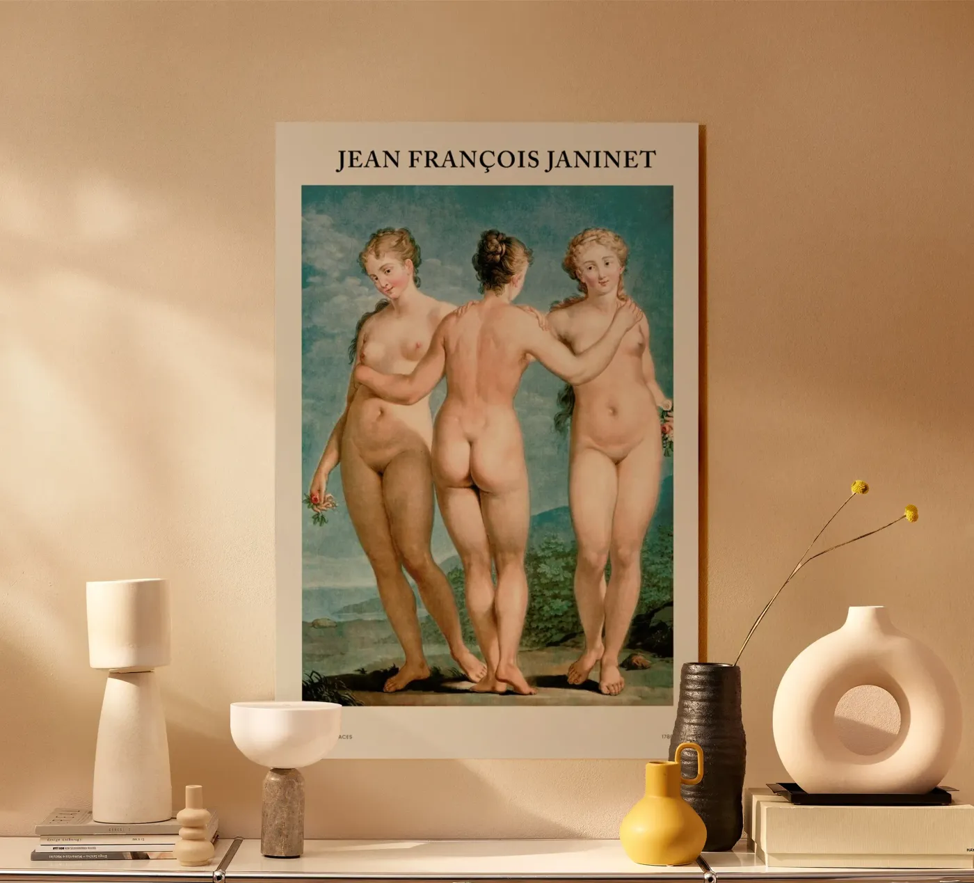 Janinet - The Three Graces Acryl-Glas von Vintage by JUNIQE