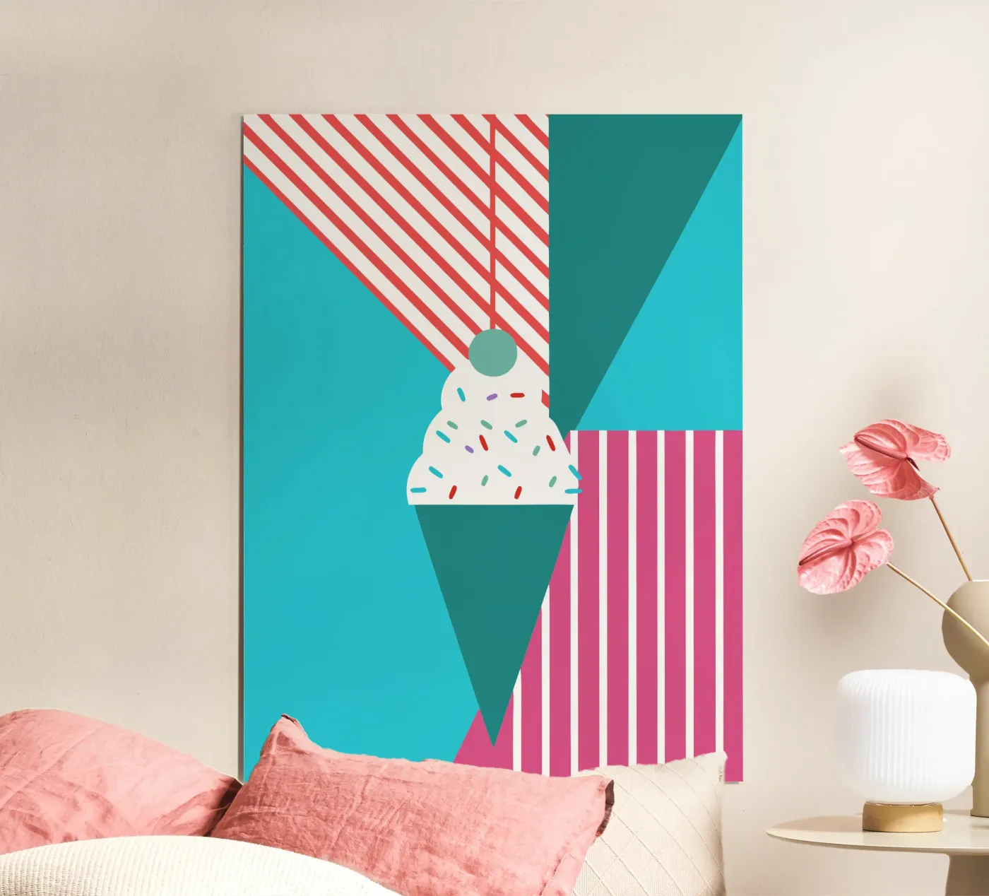 Modern ijs poster van LOOK DIFFERENT