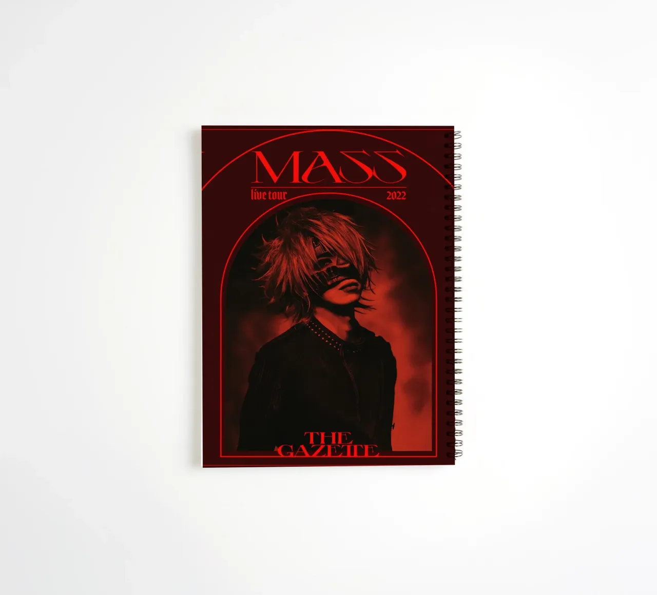 gazerock is not dead spiral notebook by matilda Shop