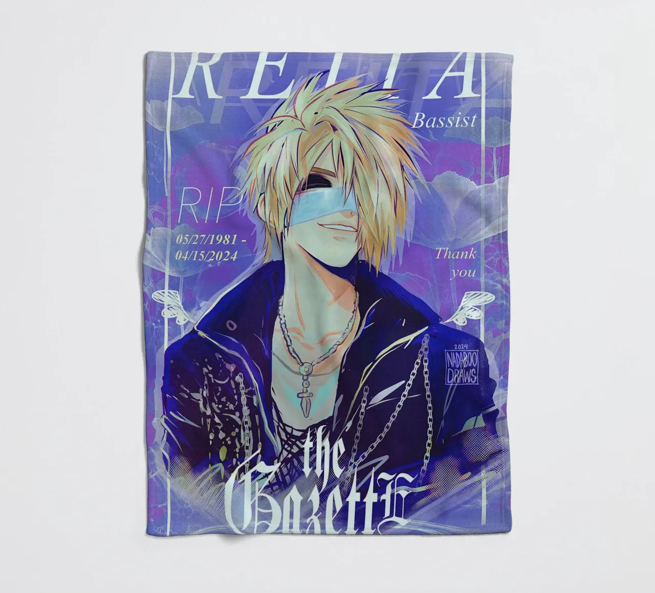 Reita fleece blanket by matilda Shop