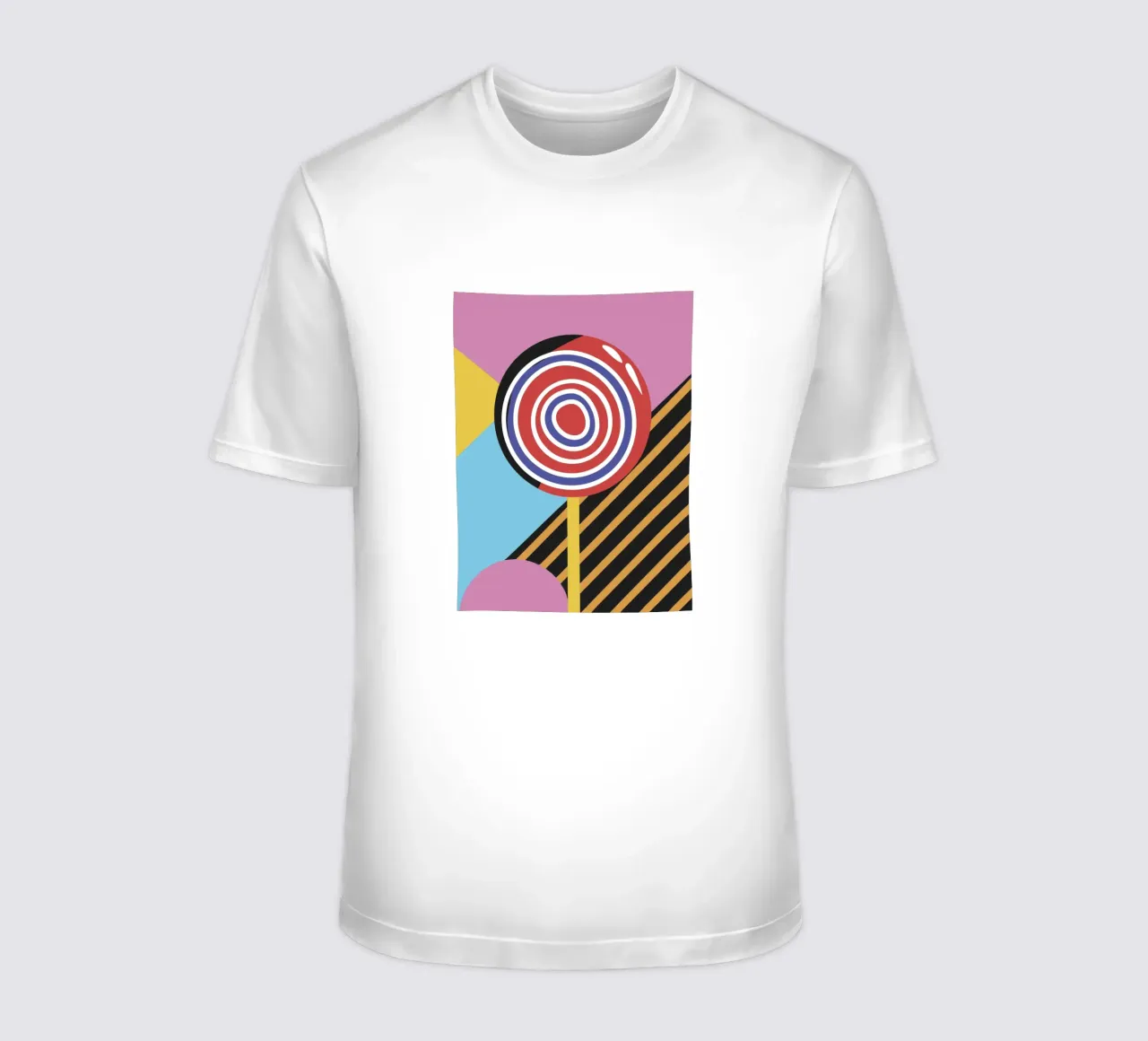 Caramelle lecca-lecca colorate t-shirt da LOOK DIFFERENT