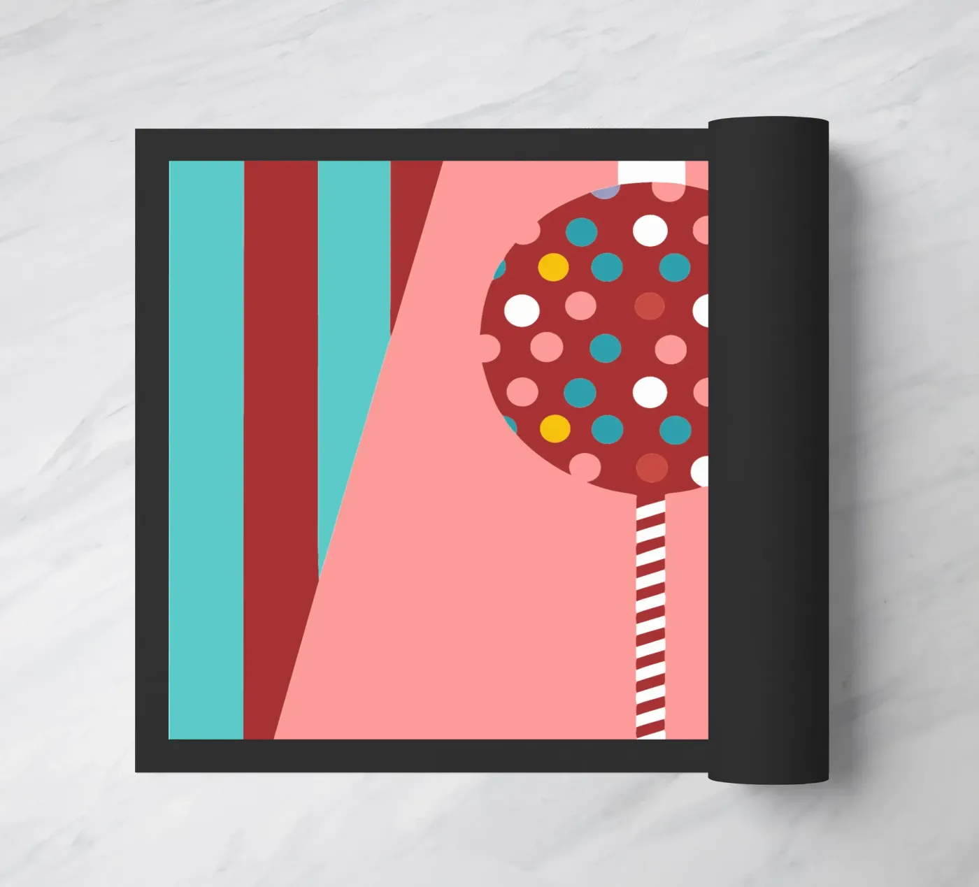 Lollipop Candy doormat by LOOK DIFFERENT
