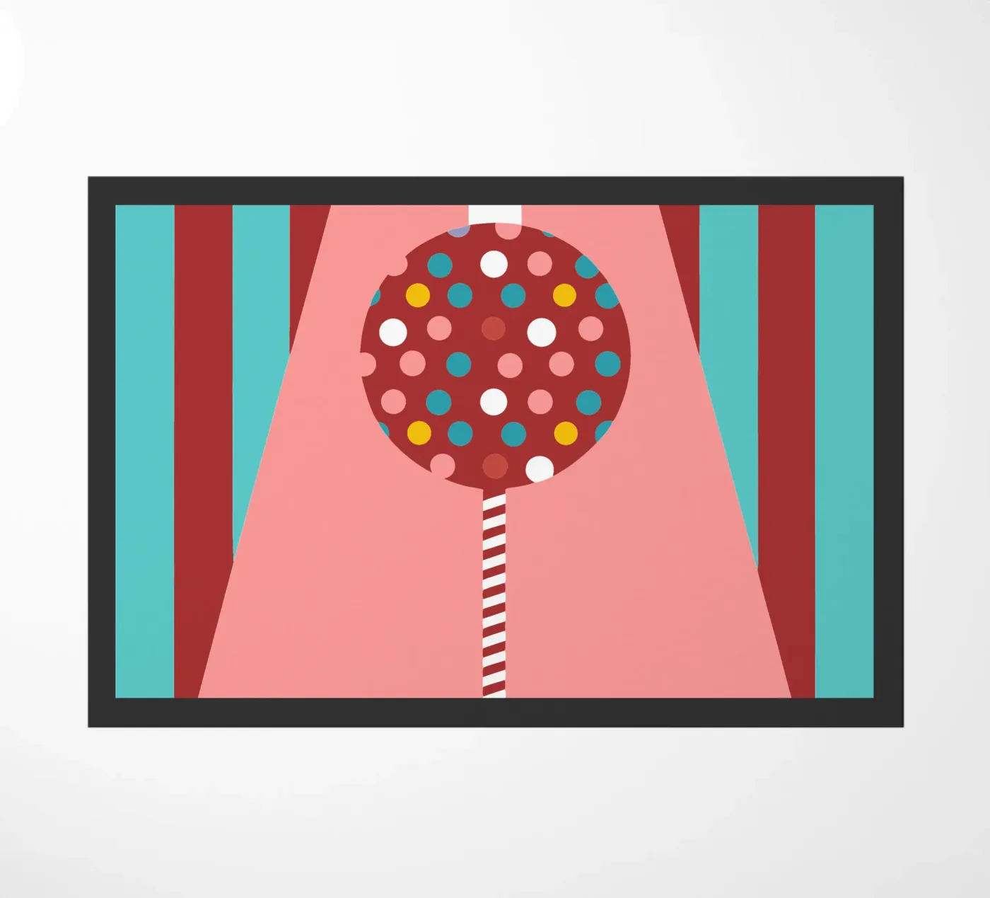 Lollipop Candy doormat by LOOK DIFFERENT