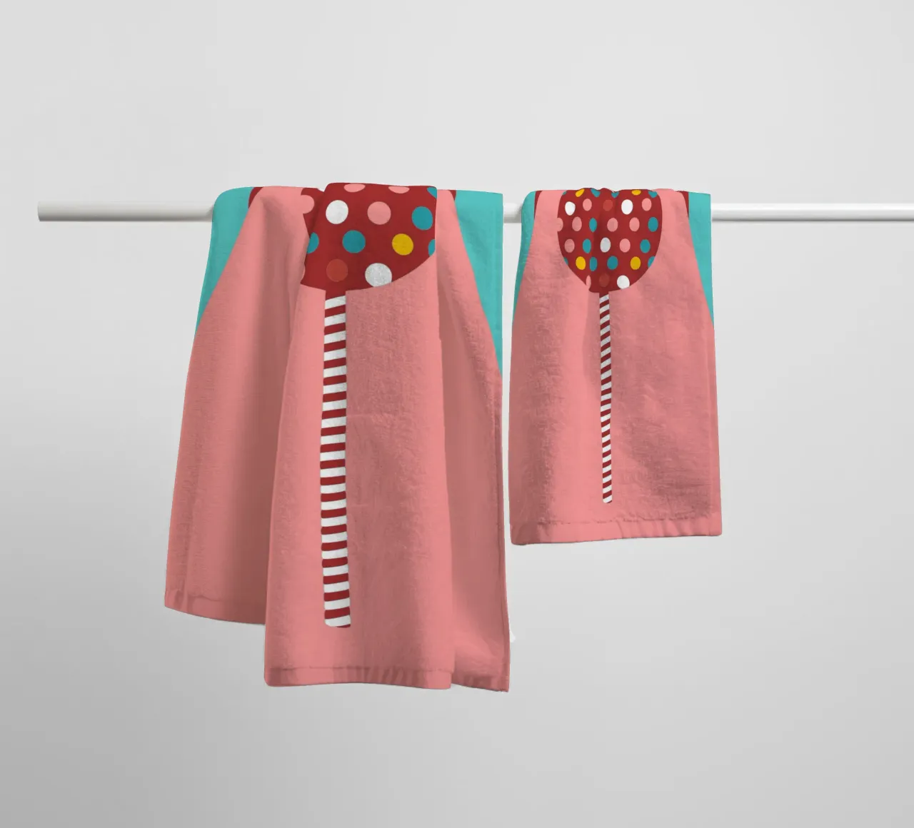 Caramelle lecca-lecca asciugamano da bagno da LOOK DIFFERENT