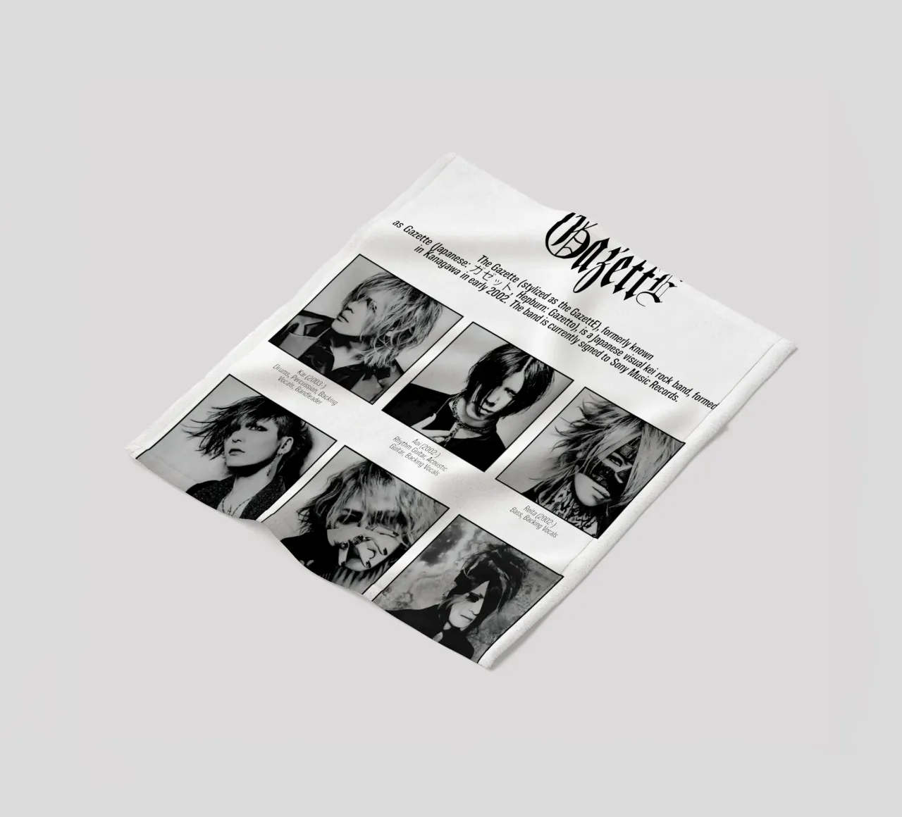 La Gazzetta coperta in pile da matilda Shop