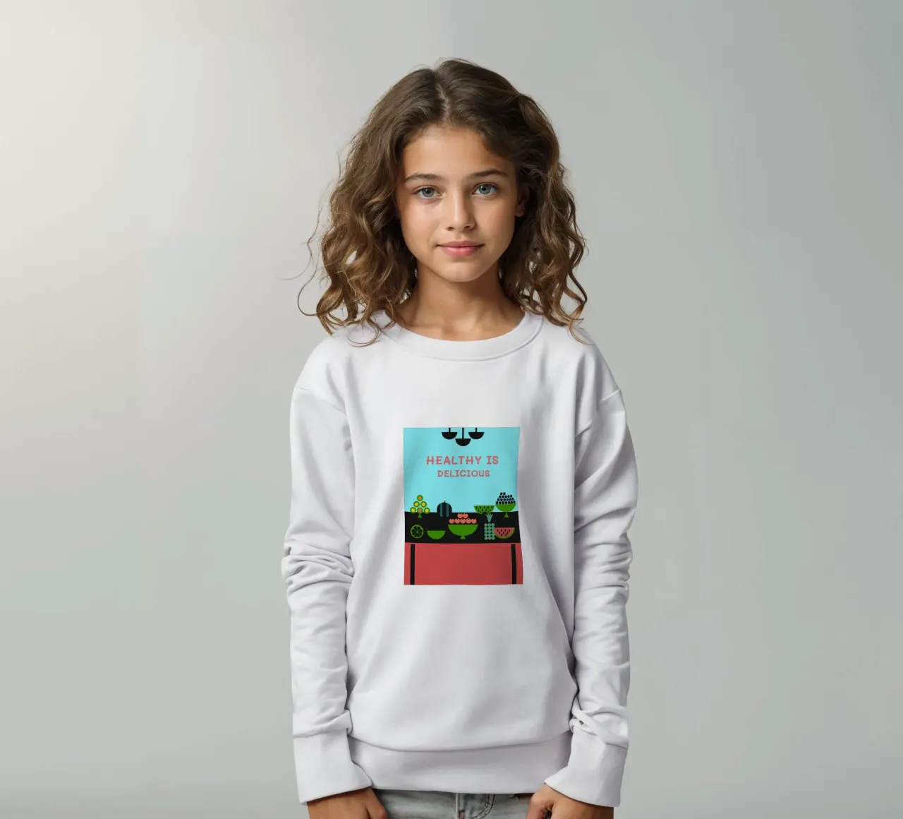 Cibo sano Frutta felpa bambino da LOOK DIFFERENT