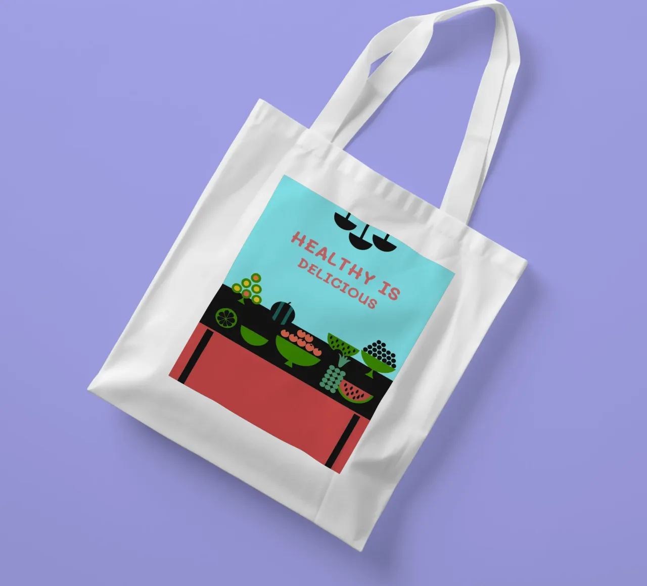 Cibo sano Frutta borsa in juta da LOOK DIFFERENT