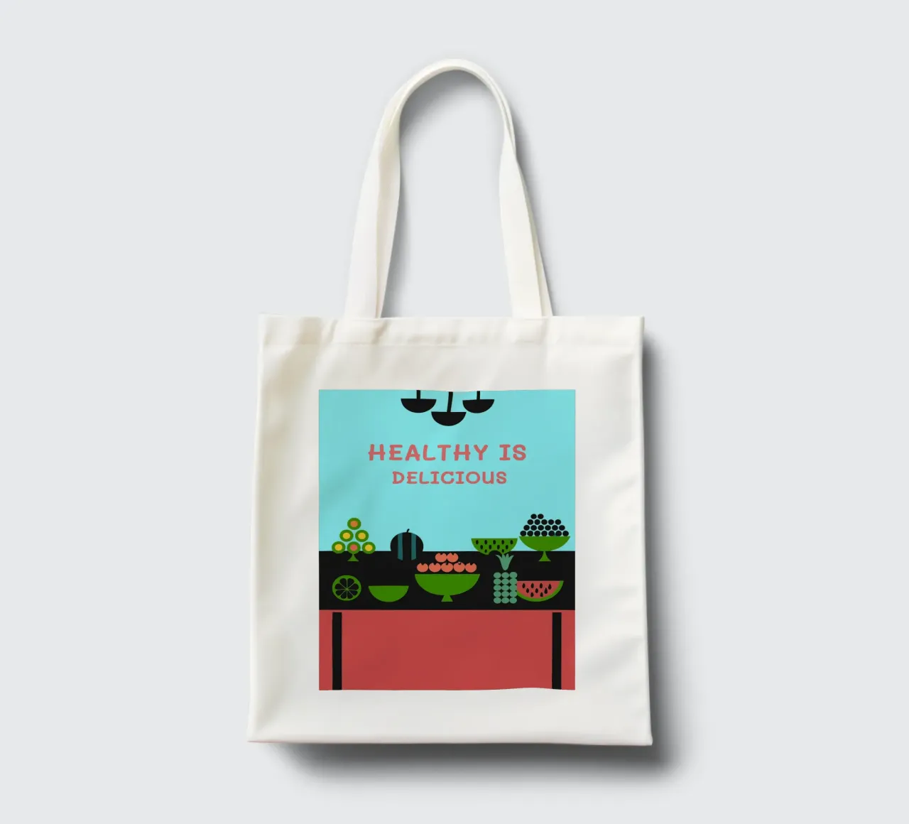 Cibo sano Frutta borsa in juta da LOOK DIFFERENT
