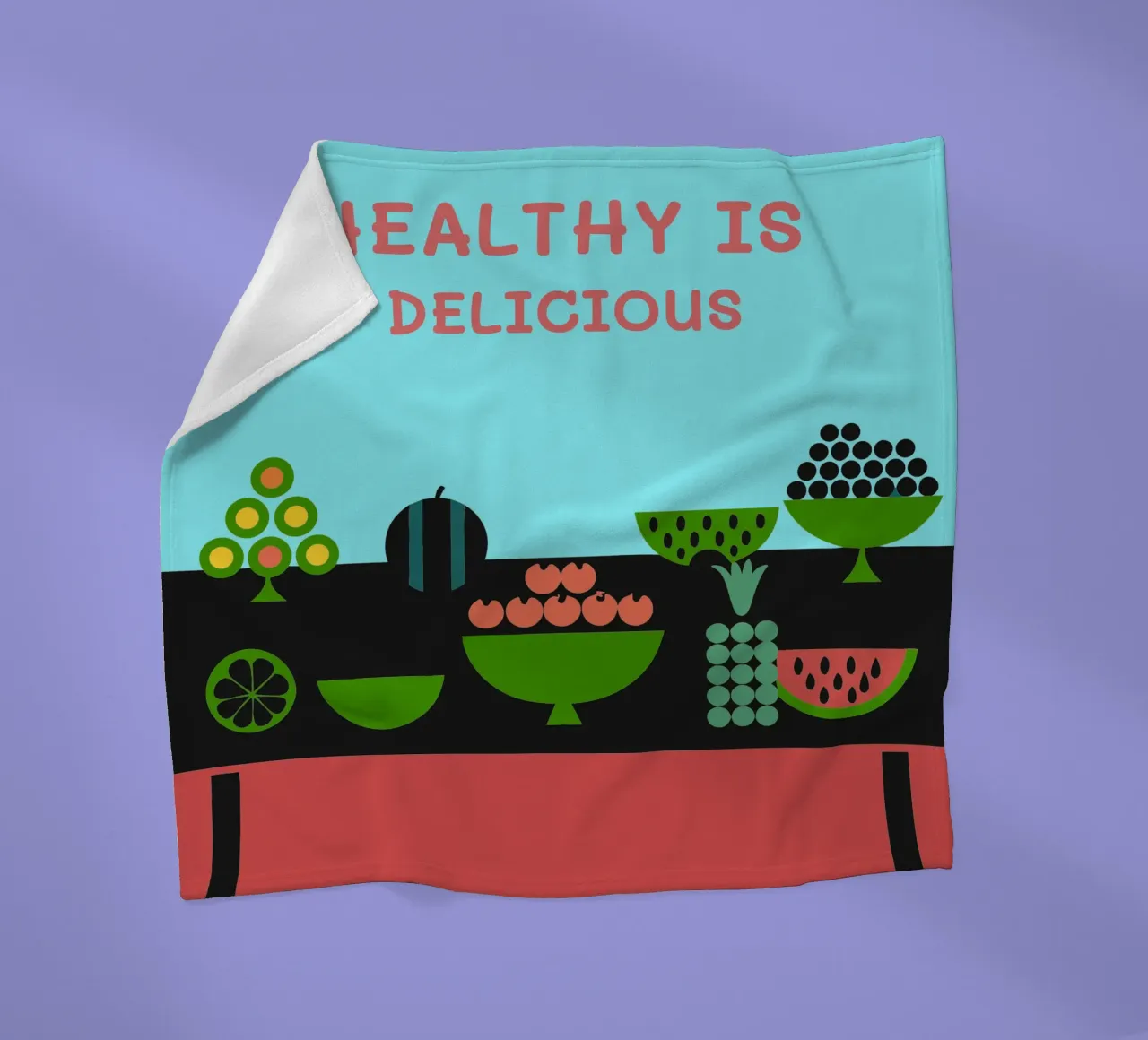 Cibo sano Frutta coperta in pile da LOOK DIFFERENT