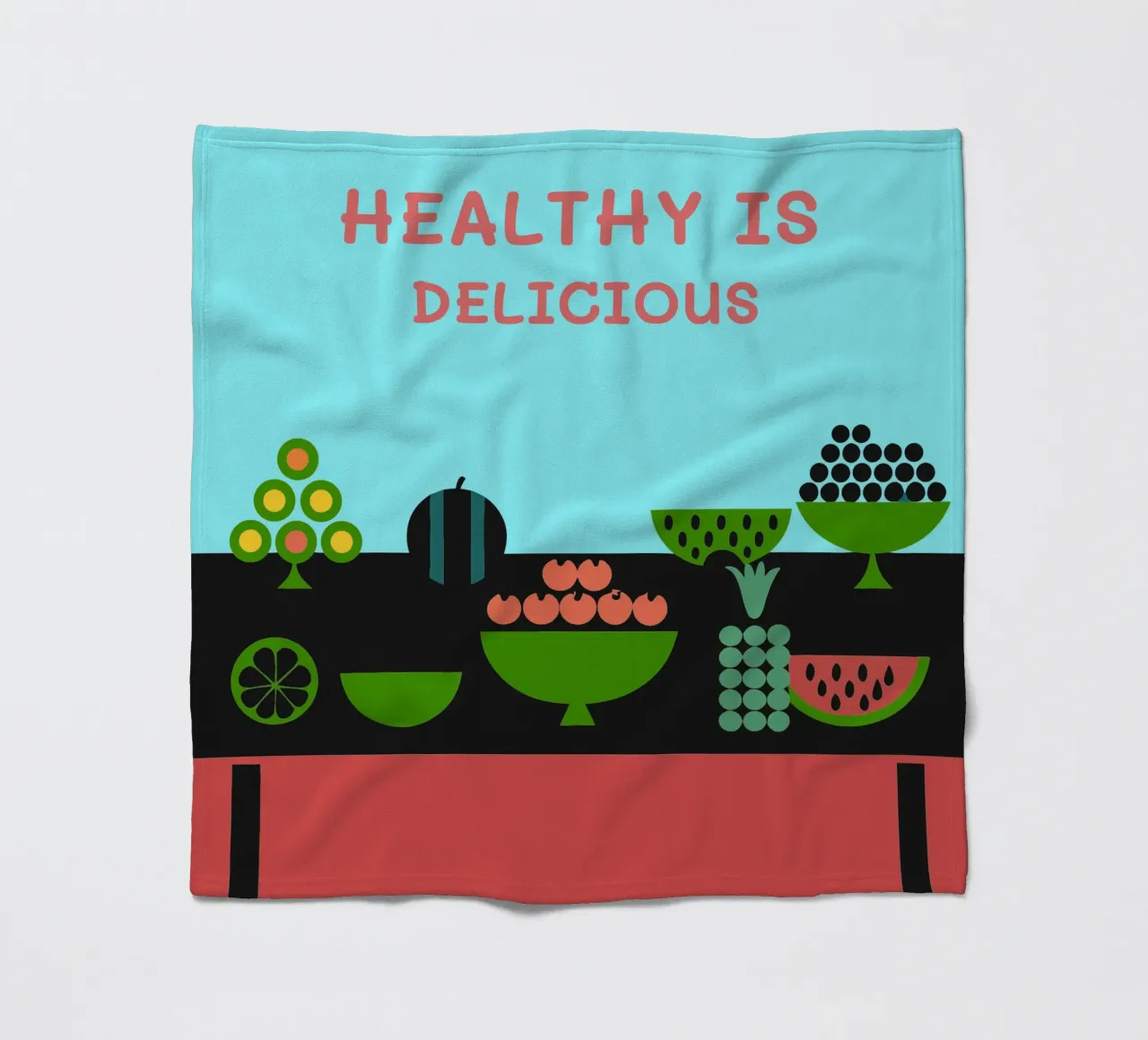 Cibo sano Frutta coperta in pile da LOOK DIFFERENT