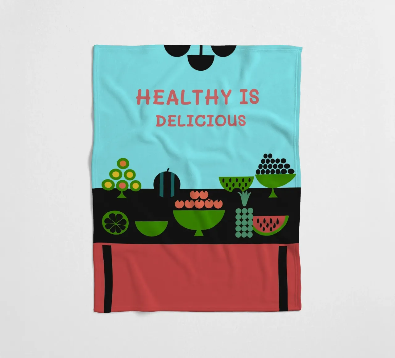 Cibo sano Frutta coperta in pile da LOOK DIFFERENT