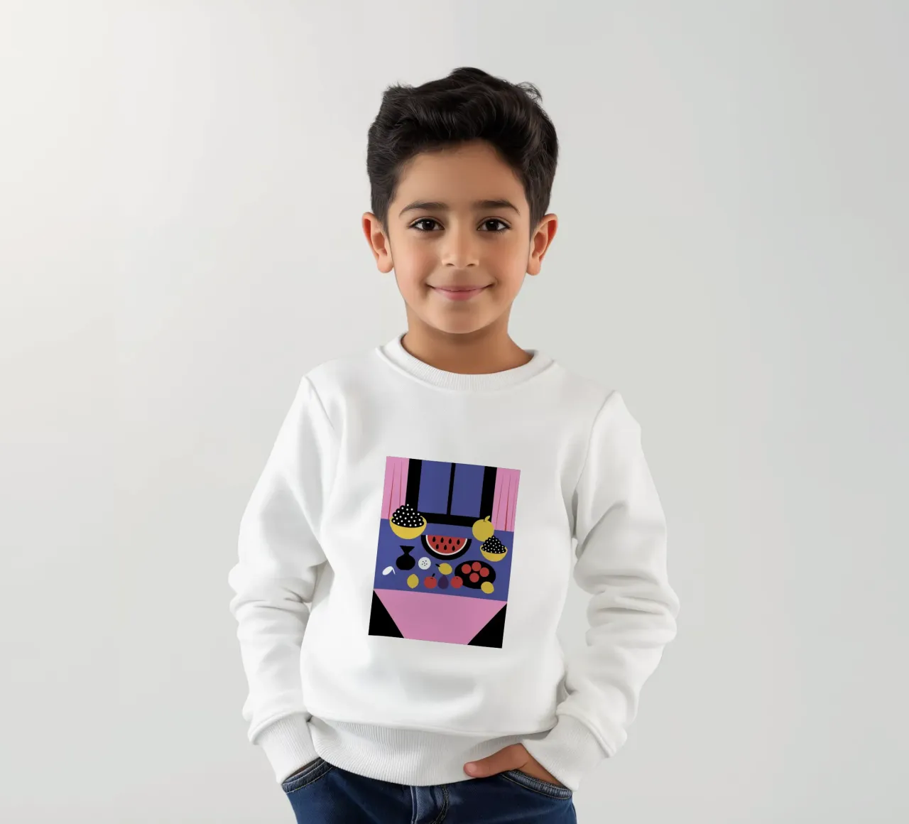 Cibo sano Frutta felpa bambino da LOOK DIFFERENT
