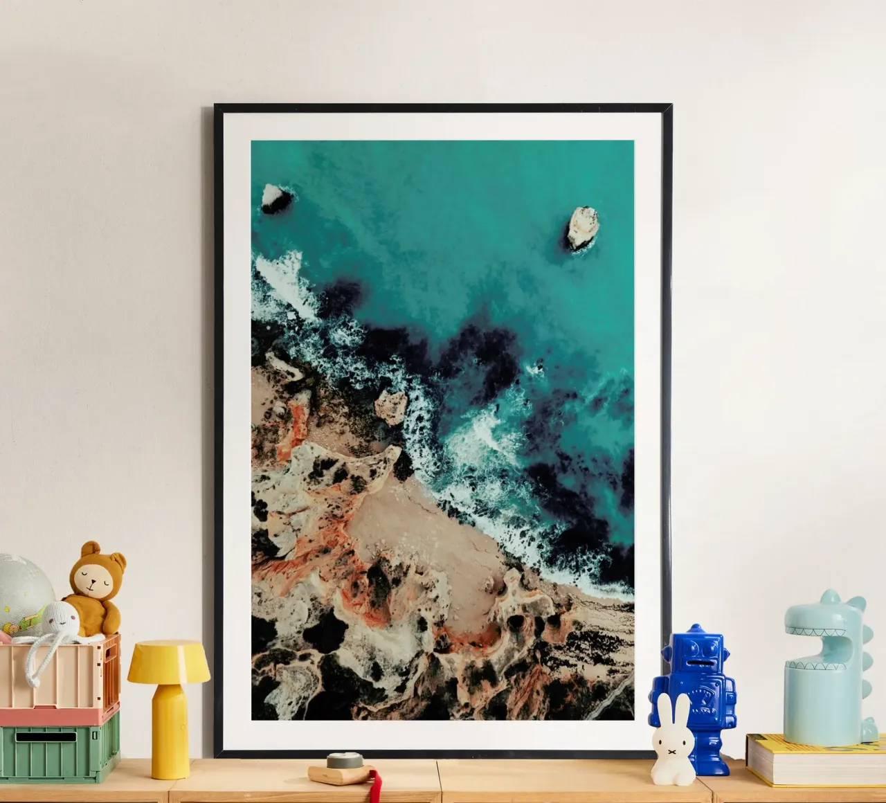 Atlantic Energy poster con telaio in plastica da Sebastian Hilgetag